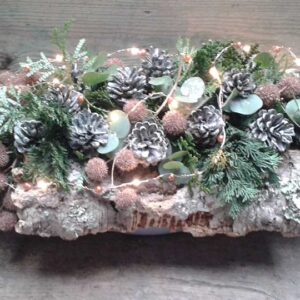 Kerst op schors