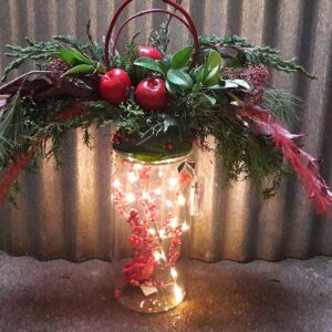 Hoge kerst vaas