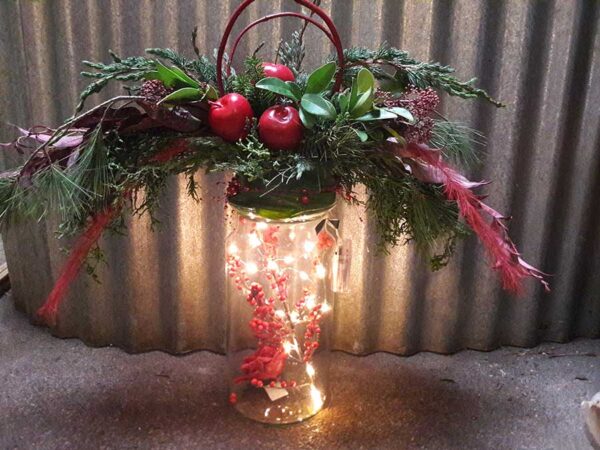 Hoge kerst vaas