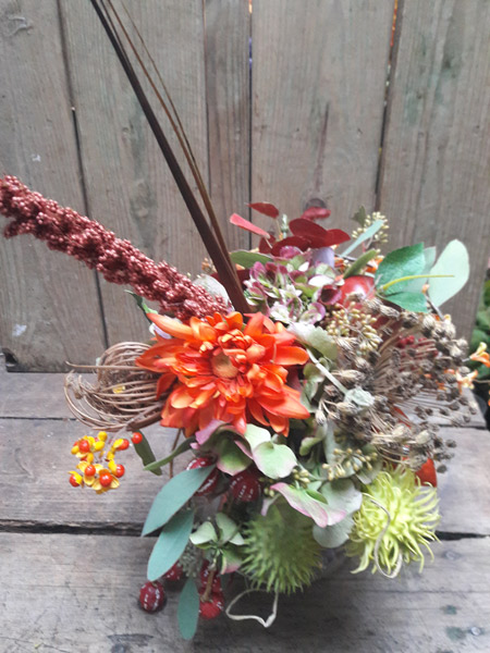 Bloemstuk 1 - Herfstvaas - € 25,00