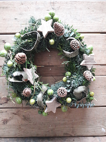 Bloemstuk 1 - krans - € 29,50